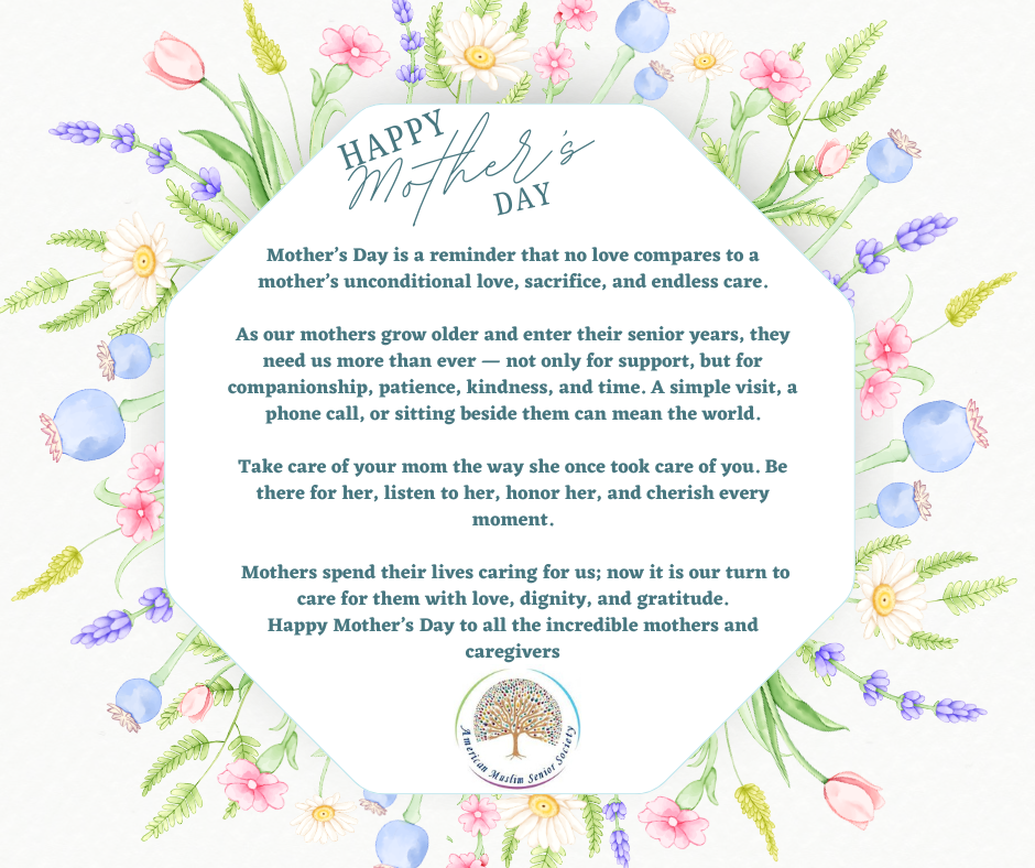 Pastel Pink and Blue Modern Delicate Mothers Day Floral Watercolor Greeting Facebook Post